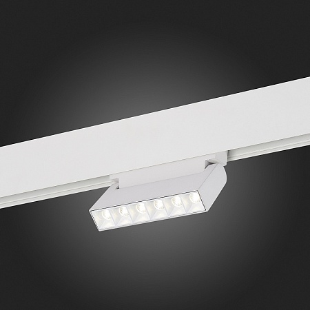 Магнитный трековый светильник белый LED 1*6W 4000K 532Lm Ra>80 36° IP20 L120xW22xH108 4 ST364.546.06 - фото