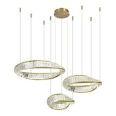Светильник подвесной ST-Luce Латунь/Прозрачный LED 1*97W 4000K SL6204.311.03