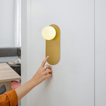 Светильник настенный Латунь/Белый G9 LED 1*5W 4000K SLE1194-301-01 - фото