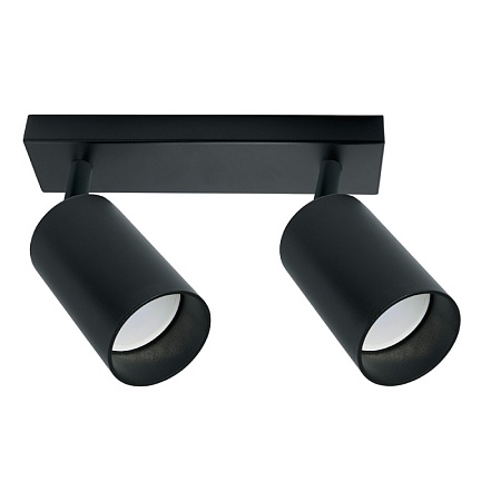 Светильник Feron ML202 настенно-потолочный под лампу GU10, черный - фото