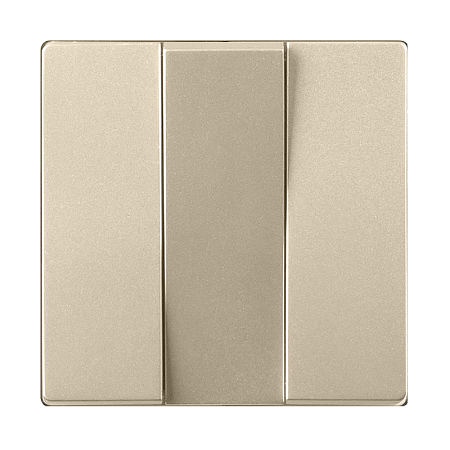 Набор клавиш для выключателя трехклавишного шампань WL11-SW-3G-CP - фото