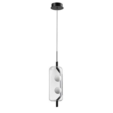 Подвесной светильник Arte lamp GENEVA A2341SP-2BK - фото