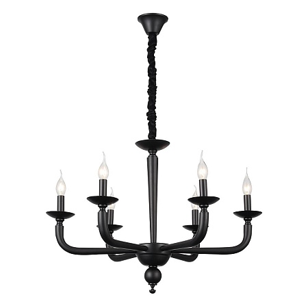 Люстра подвесная ST-Luce Черный E14 6*40W SL1114.403.06 - фото