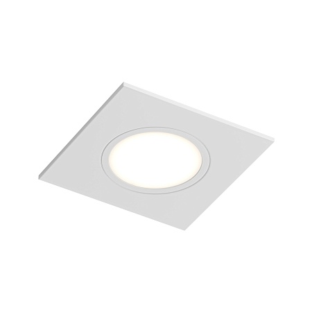 DK3102-WH Встраиваемый влагозащищенный светильник, IP65, до 10 Вт, LED, GU5,3, белый - фото