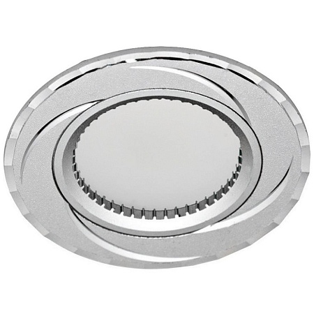 Светильник встраиваемый Feron GS-M361 потолочный MR16 G5.3 серебристый - фото