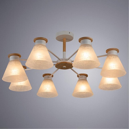 Потолочная люстра ARTE LAMP A1031PL-8WH - фото