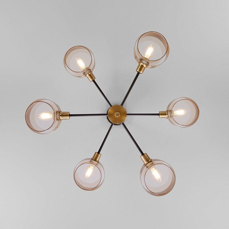 Потолочный светильник Eurosvet 70127/6 черный - фото