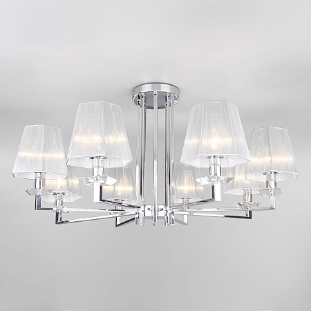 Потолочный светильник Eurosvet 60125/8 хром Smart - фото