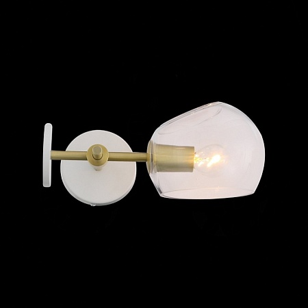 Бра ST-Luce Латунь/Прозрачный E14 1*40W SL434.201.01 - фото