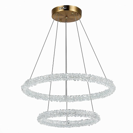 Люстра подвесная ST-Luce Золотистый/Золотистый LED 2*28W 3000 - 6500K SL6110.203.02 - фото