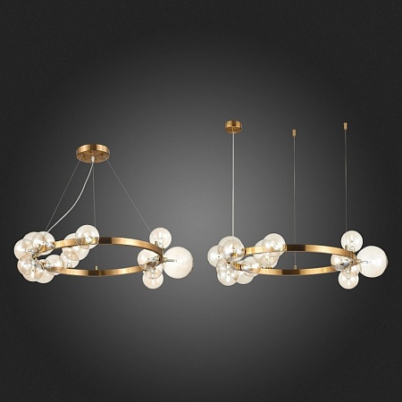 Светильник подвесной ST-Luce Бронза/Коньячный G4 15*5W SL1165.303.15 - фото