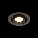 Св-к встр. Черный LED 1*12W 3000K 900Lm Ra80 24° IP20 D90xH92 180-240V ST702.338.12 - фото