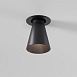 Светильник встраиваемый с антибликовой решеткой Bell 8W 3000K черный 25097/LED Elektrostandard - фото
