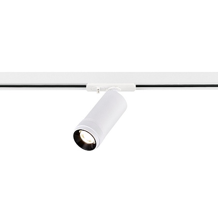 Св-к трек. Zoom Белый LED 1*10W 3000K 900Lm Ra 10-55° IP20 D55xH125 220V ST385.536.10 - фото