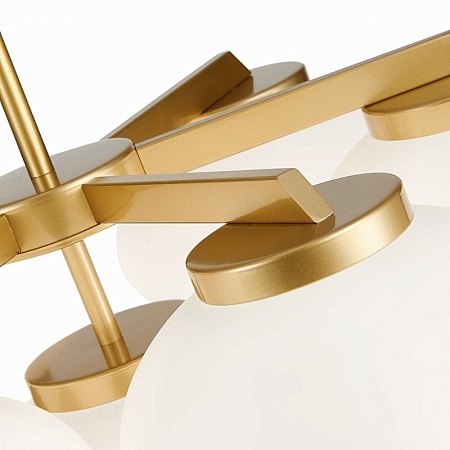 Люстра подвесная ST-Luce Золотистый/Белый E27 7*40W SL1503.203.07 - фото