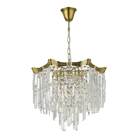 Светильник подвесной ST-Luce Латунь/Прозрачный E14 7*60W SL1659.303.07 - фото