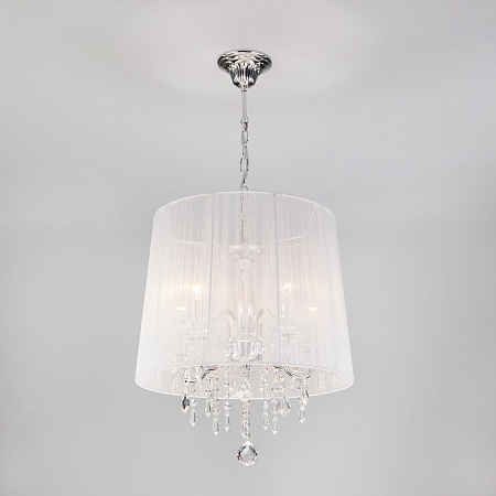 Подвесной светильник Eurosvet 2045/5 хром/белый - фото