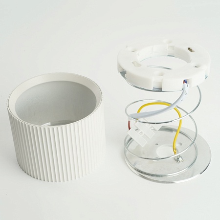 Светильник потолочный Feron HL458  Barrel ARIA 12W, 230V, GX53, белый - фото