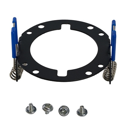 Светильник потолочный Feron HL460 Barrel OPAL 12W, 230V, GX53, черный - фото