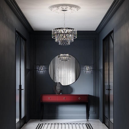 Подвесной светильник Eurosvet 10130/8 хром - фото