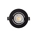 DK3020-BK Встраиваемый светильник, IP 20, 10 Вт, GU5.3, LED, черный, пластик - фото