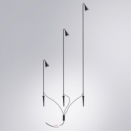 Грунтовый светильник Arte Lamp MULIPHEIN A1084PA-3BK - фото