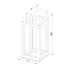 Уличный настенный светодиодный светильник Frame LED IP54 1527 TECHNO LED черный Elektrostandard - фото