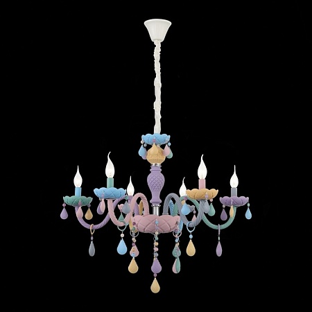 Люстра подвесная ST-Luce Разноцветный E14 6*40W SL1700.783.06 - фото