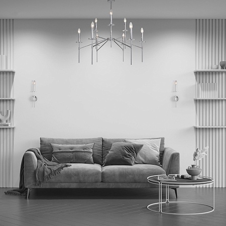 Потолочный светильник Eurosvet 60142/9 хром - фото