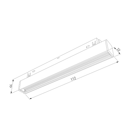 Slim Magnetic WL01 Трековый светильник 6W 4200K черный 85007/01 85007/01 Elektrostandard - фото