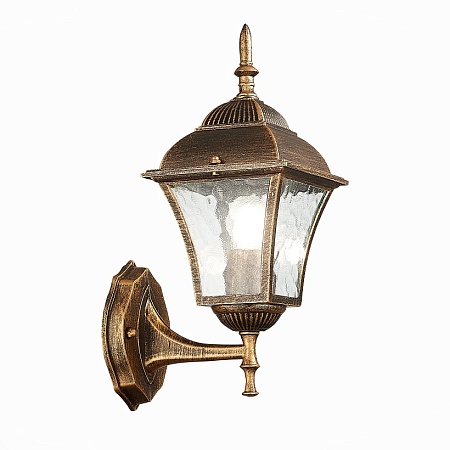 Светильник уличный настенный ST-Luce Бронза/Бронза, Прозрачный E27 1*60W SL082.201.01 - фото