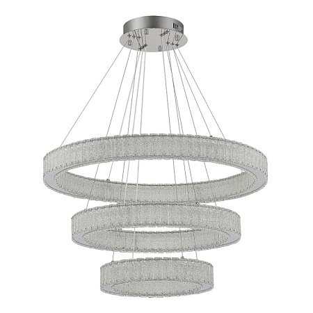 Люстра подвесная ST-Luce Хром/Хром LED 3*95W 3000K SL6008.103.03 - фото