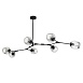 Светильник подвесной Черный/Дымчатый E27 7*40W SLE154843-07 - фото