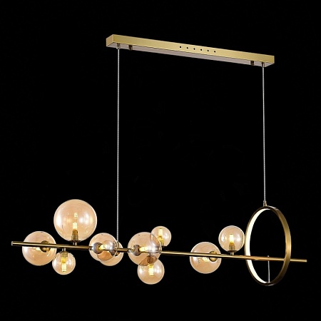 Светильник подвесной ST-Luce Бронза/Коньячный G4 10+1*5W 4000K SL1165.323.15 - фото