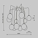 Подвесной светильник Maytoni Branch MOD176PL-12G - фото