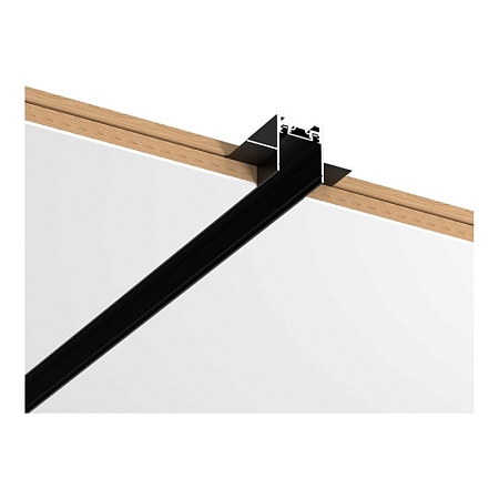 Шинопровод встраиваемый в ГКЛ 12мм ST-Luce Черный Длина 2 000мм ST069.429.00 - фото