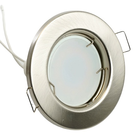 Светильник встраиваемый Feron DL10 потолочный MR16 G5.3 титан - фото