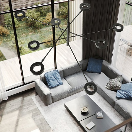 Подвесная Люстра Atissa S 6 D115 Black Imperiumloft 140538-26 - фото