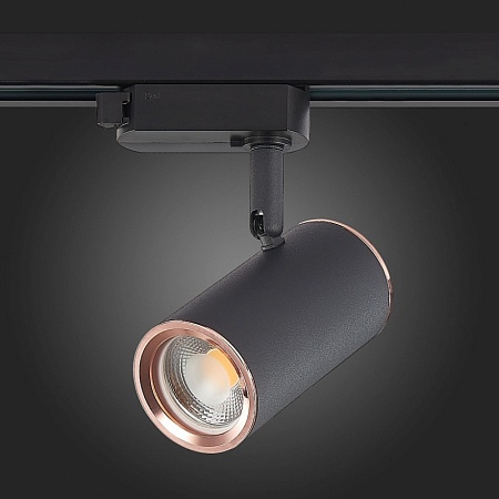 Св-к трек. Черный GU10 1*50W L104xW54xH111 220V Без ламп ST301.426.01 - фото