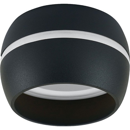 Светильник потолочный Feron HL356 12W, 230V, GX53, черный - фото