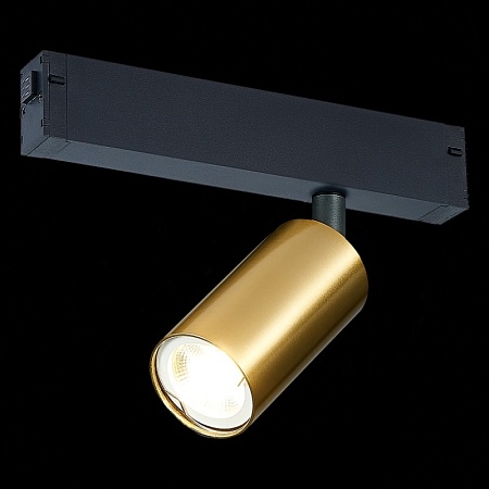 Св-к трек. Золотистый GU10 1*50W IP20 L100xW54xH142 180-240V Без ламп ST503.206.01 - фото