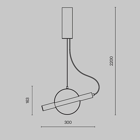 Подвесной светильник Maytoni Enigma MOD150PL-L5BS3K - фото
