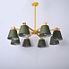 Потолочная Люстра На Штанге Natura A Green 8 Imperiumloft 177994-26 - фото