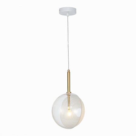 Подвес ST-Luce Латунь/Белый G4 1*5W SL1183.503.01 - фото