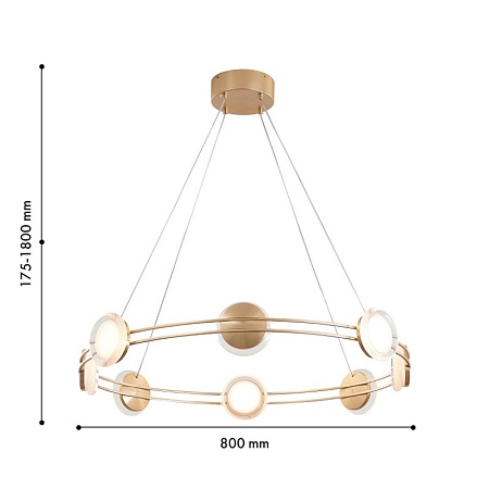 Подвесная люстра Favourite 4334-8P - фото