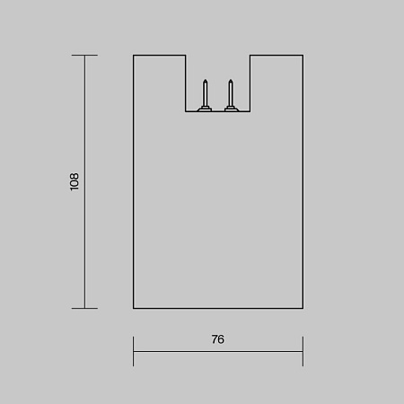 Уличный трековый светильник Outdoor O-TR01-2-S-16WB3K - фото