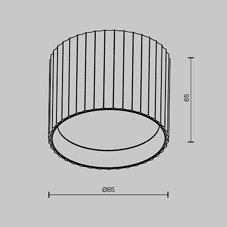 Потолочный светильник Technical C106CL-GX53-B - фото
