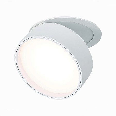 Встраиваемый поворотный светильник Белый LED 1*14W 3000K 1 100Lm Ra>90 120° IP20 D105xH ST651.538.14 - фото