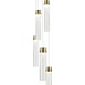 Светильник подвесной ST-Luce Латунь/Прозрачный LED 5*12W 4000K SL6236.303.05 - фото
