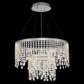 Люстра подвесная ST-Luce Серебристый/Прозрачный LED 1*55W 3000K/4000K/6000K SL6201.103.55